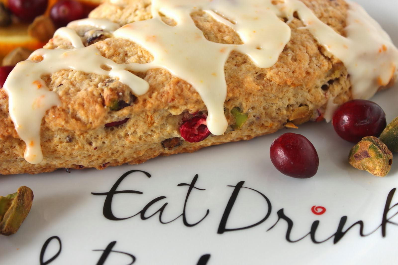 Cranberry Pistachio Scones